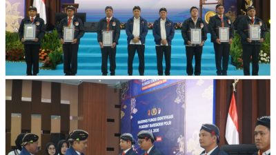Aipda Ferry N,  PS. Kaur ident Sat Reskrim Polres Bangka Terima Penghargaan dari Kabareskrim Polri