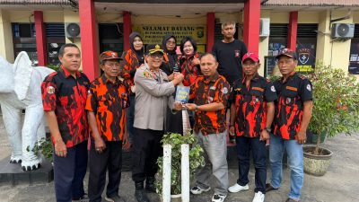 PAC Pemuda Pancasila Seberamg Ulu Dua (SU II) Palembang Silaturahmi ke Polsek Seberang Ulu Dua (SUII) Palembang