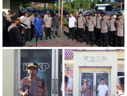 Kapolresta Pangkalpinang Bersama Jajaran Perwira Sambangi Polsek Pangkal Balam, Pererat Silaturahmi dan Berikan Arahan Personel