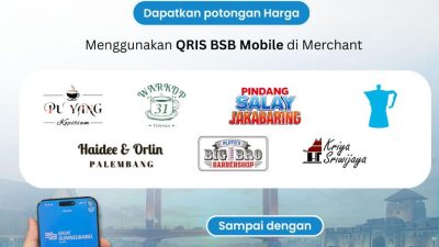 Sambut HUT Sumsel ke-80, Bank Sumsel Babel Hadirkan Promo QRIS di Merchant Favorit Palembang