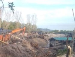 HEBOH!! Aktivitas Tambang TI Ilegal di Jalan Laut Diduga Milik “Kepala Dua” Gegerkan Warga Matras