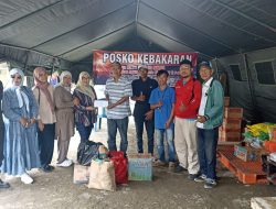 Bentuk Kepedulian, Aliansi Penyelamat BKB Salurkan Bantuan untuk Korban Kebakaran 1 Ilir Palembang