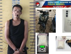 Ditresnarkoba Polda Sumsel Ringkus Buruh Pengedar Sabu