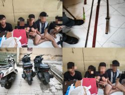 Gempar! Aksi Tawuran Mencekam di Jalan Radial, 6 Pemuda ‘Disapu Bersih’ Polisi