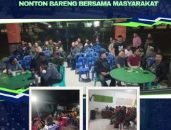 Makodim dan Koramil Jajaran Kodim 0418/Palembang Gelar Nonton Bareng Pesta Bola Dunia 2026 Bersama Masyarakat