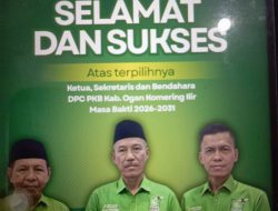 Dja’far Shodiq Kembali Pimpin PKB OKI, Dinilai Berhasil Antar Partai Raih Ketua DPRD