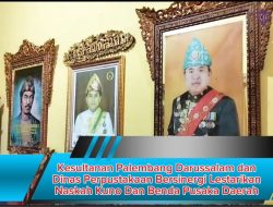 Kesultanan Palembang Darussalam dan Dinas Perpustakaan Bersinergi Lestarikan Naskah Kuno Dan Benda Pusaka Daerah