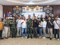 Perkuat Sinergi dengan Media, Dandim 0418/Palembang Ajak Wartawan Kawal Program Strategis TNI untuk Masyarakat