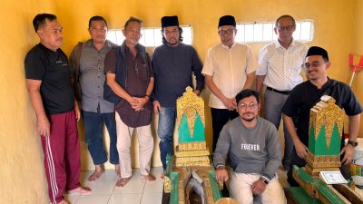Jelang Kegiatan Tabur Bunga Leluhur , Tokoh Sumsel Kunjungi Makam Raja Palembang Terakhir,Pangeran Sido Ing Rejek