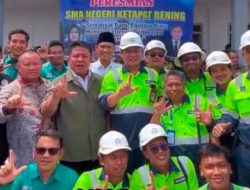 Herman Deru Resmikan SMA Negeri Ketapat Bening, PT GPU Tegaskan Komitmen Membangun SDM Unggul