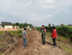 Sepanjang 750 Meter Jalan Dibangun Dalam Program TMMD ke-129 Kodim 0418/Palembang di Talang Jambe