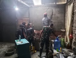 Satgas TMMD ke-129 Kodim 0418/Palembang Terus Kebut Rehab RTLH Milik Ibu Sumilah