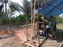 Pengeboran Sumur Bor Sasaran 3 TMMD Ke-129 Kodim 0418/Palembang Rampung, Dilanjutkan Tahap Finishing