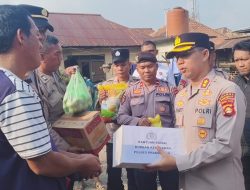 Polres Prabumulih Hadir Ringankan Beban Korban Kebakaran, Bukti Nyata Polisi Humanis