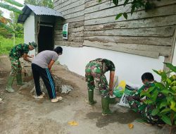 Hari Ke-8 TMMD Ke-129 Tahun 2026, Satgas Kodim 0418/Palembang Genjot Rehab RTLH Milik Ibu Suwarni