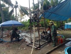 Satgas TMMD ke-129 Kodim 0418/Palembang Terus Lanjutkan Pengeboran Sumur Bor di Mushola Hidayatullah