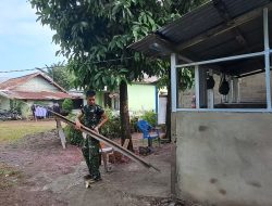 Hari Kesembilan TMMD Ke-129, Pembangunan RTLH Milik Bapak Fernando Terus Dikebut