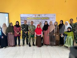 Antusias Warga Ikuti Penyuluhan Agama dalam Program Nonfisik TMMD ke-129 Kodim 0418/Palembang