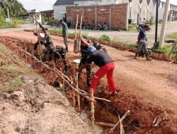 Sasaran Pembangunan Jalan 750 Meter TMMD ke 129 Kodim 0418/Palembang di kelurahan talang Jambe Kota Palembang