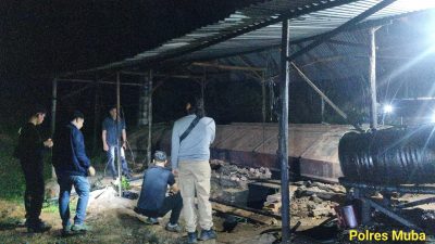 Polda Sumsel Bongkar Illegal Refinery di Musi Banyuasin, Puluhan Ribu Liter Minyak Diamankan
