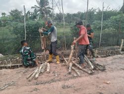 Hari Ke-16 TMMD Ke-129, Satgas Kodim 0418/Palembang Lanjutkan Pembangunan Jalan 750 Meter di Talang Jambe