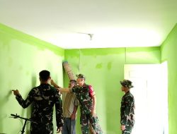 WAJAH BARU RTLH IBU SUMILAH HASIL TMMD KE-129 KODIM 0418/PALEMBANG TUAI APRESIASI KELUARGA