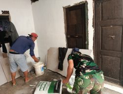 Memasuki Hari Ke-17, Satgas TMMD ke-129 Kodim 0418/Palembang Terus Kebut Rehab RTLH Milik Ibu Sriyanti