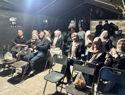 Karang Taruna Talang Jambe Antusias Ikuti Nobar Bersama Satgas TMMD ke-129 Kodim 0418/Palembang