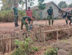 Kejar Target! Potret Kemanunggalan TNI-Rakyat Bangun Akses Ekonomi Palembang