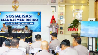 Polres OKI Perkuat Penerapan Manajemen Risiko, Kapolres: Kunci Mewujudkan Polri Presisi