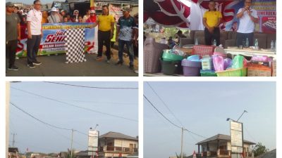 Semarak HUT ke-81 RI, Kepala Desa Balunijuk Sambut Antusias Peserta Jalan Sehat