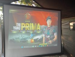 Sinergi Personel Satgas TMMD dan Pemuda Talang Jambe Gelar Nobar Film Kebangsaan Demi Pupuk Nasionalisme