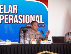 Gelar Operasional Agustus 2026, Polres OKI Jadikan Evaluasi sebagai Kompas Menjaga Keamanan