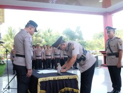 Sertijab Kapolsek Lempuing dan Pelantikan Kapolsek Pedamaran Timur Tandai Regenerasi Kepemimpinan di Polres OKI