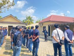 ANTISIPASI MELUASNYA TITIK API DAN KARHUTLA, KAPOLRES OGAN ILIR PIMPIN APEL KESIAPSIAGAAN