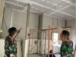 DANTON SATGAS TMMD KE-129 CEK PROGRES PEMBANGUNAN SEJUMLAH SASARAN DI PALEMBANG