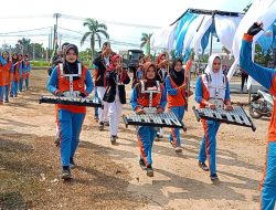 Menjelang Penutupan TMMD ke-129, Drum Band Binaan Kodim 0418 Palembang Intensif Berlatih