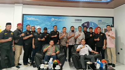 Garda Prabowo Sumsel Silaturahmi ke Pelindo, Bahas Sinergitas dan Pengelolaan Jasa Pelabuhan