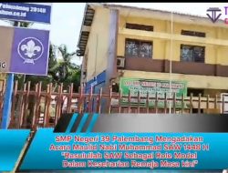 SMP Negeri 39 Palembang Mengadakan Acara Maulid Nabi Muhammad SAW 1448 H “Rasulullah SAW Sebagai Role Model Dalam Keseharian Remaja Masa kini”