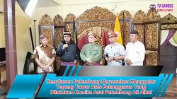 Kesultanan Palembang Darussalam Menggelar Tepung Tawar Atas Pelanggaran Komika Asal Palembang Ali Alkaf