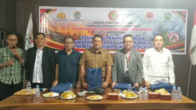 DPP LSM GEREBBEK Gelar Diskusi Publik, Soroti Penanggulangan Karhutla di Sumsel