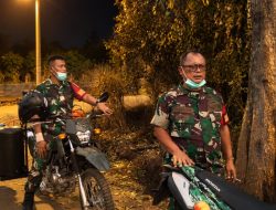 Satgas Karhutla Kodim 0418/Palembang Gelar Patroli Malam di Sematang Borang, Pastikan Wilayah Kondusif