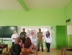 Danramil 418-03/Plaju Optimalkan Sosialisasi Rekrutmen Prajurit TNI AD Caba dan Cata