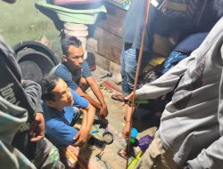 DIGEREBEK! 8 Pecandu Sabu di Plaju Tak Berkutik Saat Pesta Narkoba Digulung Polisi