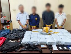 35 Kg Sabu Jaringan Internasional Dibongkar, Polda Riau Bekuk 5 Tersangka